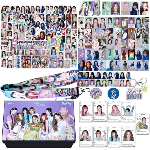 Music Idol Gift Box Set with 55 Photocards, Stickers, Lanyard and Keychain