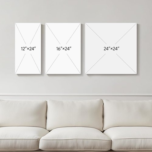 3D Textured Black and White Abstract Wall Art - LED Moon Design | 3-Piece Modern Paintings for Living Room, Hallway, Bedroom