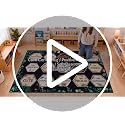 7.5x5 ft Eucalyptus Classroom Rug - Non-Slip Educational Area Mat for Kids