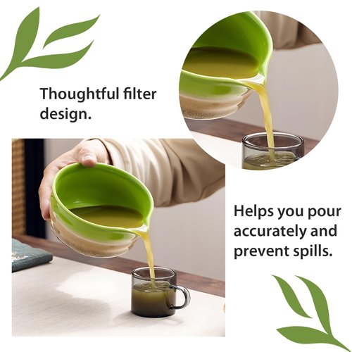 Matcha Whisk Set Ceramic Matcha Set Includes Matcha Bowl Matcha Whisk and Holder, Bamboo Scoop, Sifter, 5 Pcs Matcha Kit for Matcha Lovers