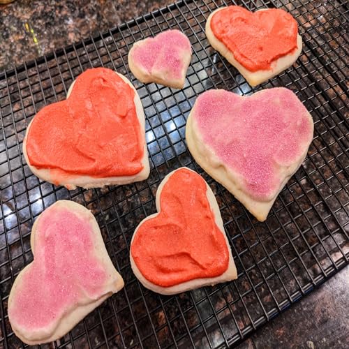 Heart Cookie Cutter Set - 6 Stainless Steel Shapes for Baking & Crafts