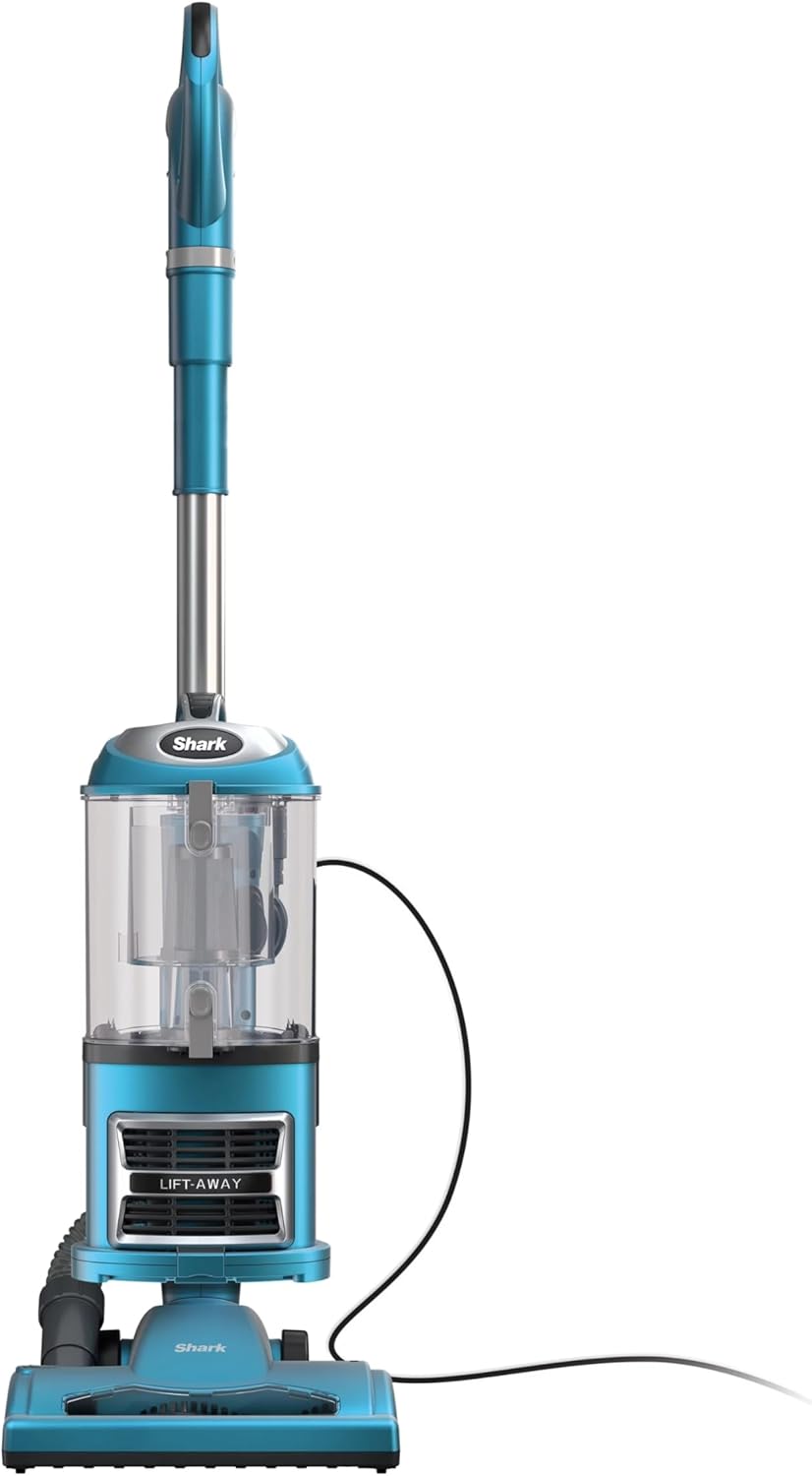 Shark NV380 Navigator Lift-Away Deluxe Vacuum - Large Dust Cup, Swivel Steering, Upholstery Tool | Blue (Renewed)