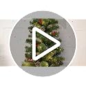 Artificial Christmas Entrance Tree with 60 LED Warm White Lights - 2 Pack, 4 Ft