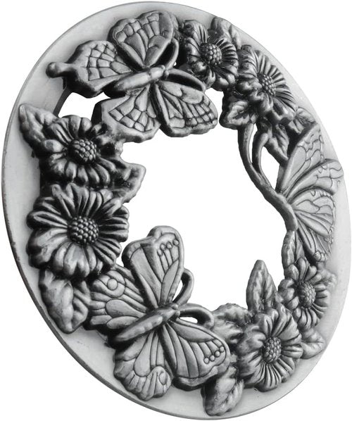 ITROLLE Silver Antique Butterfly Candle Topper - Elegant Shade Lid for Jar Candles | Perfect Decor Accessory