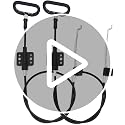 2Pcs Recliner Replacement Cable with D-Ring Pull Handle, 42.5-Inch