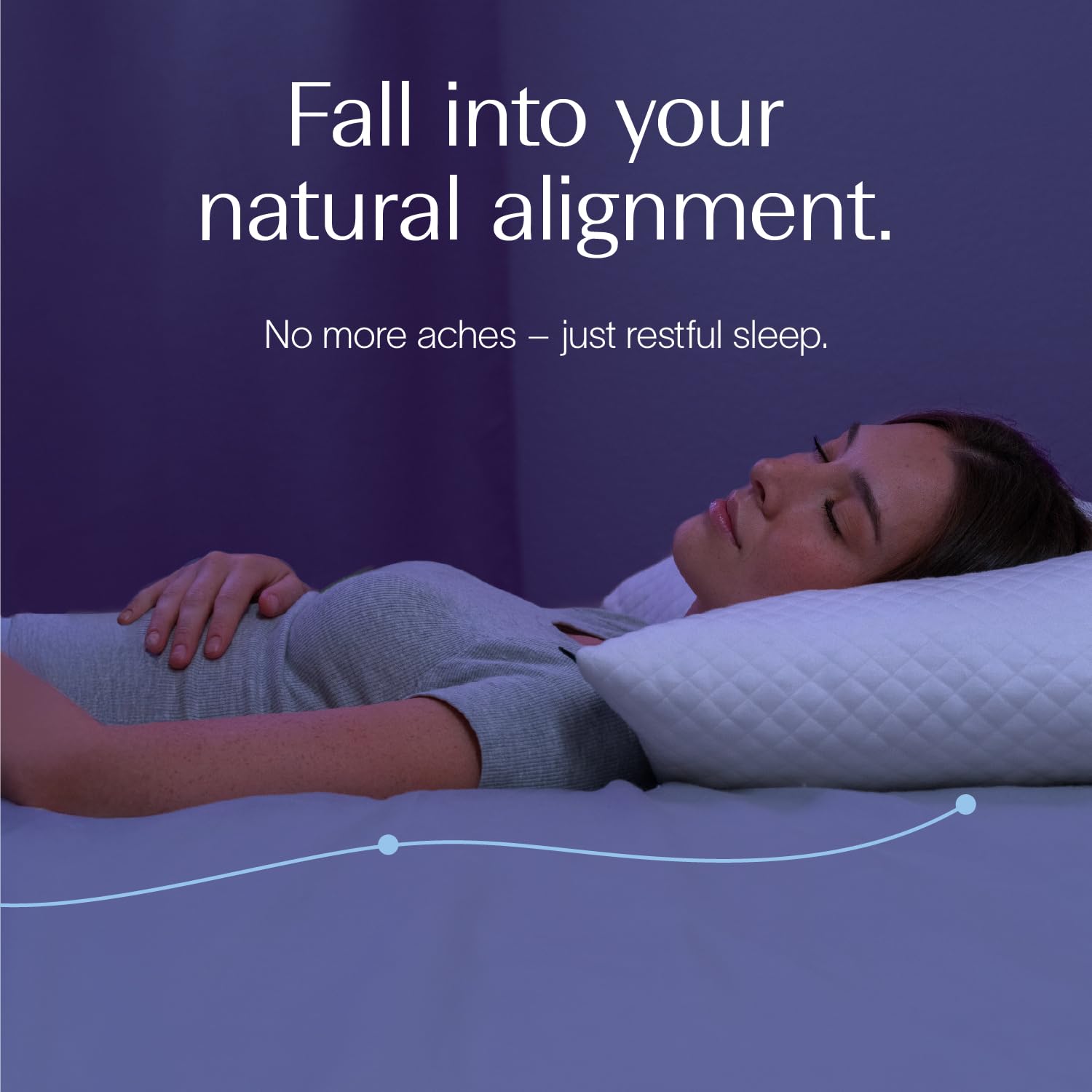 DreamyBlue Signature Pillow w/Adjustable Loft • Shredded Memory Foam Fill • Neutral Alignment for Side, Back, and Stomach Sleepers • Washable Bamboo Rayon Cover • CertiPUR-US Certified Foam (Queen)