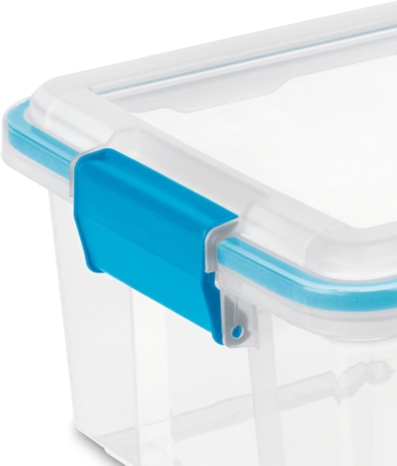 Sterilite 6-Pack Gasket Box | Weather-Resistant 12 Quart Storage Bins with Latching Lids - Heavy-Duty Organizers for Home & Office