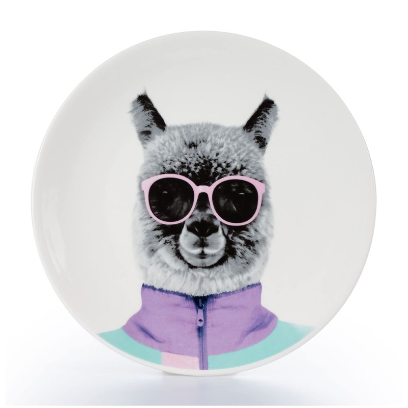 Mustard Wild Dining Andy Alpaca Dinner Plate, Ceramic M12006G
