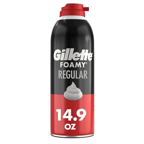 Gillette Foamy Classic Shave Foam - Quick & Smooth Shave Protection Against Irritation | 14.9 Oz
