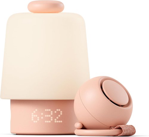 Hatch Baby Sleep Bundle - Home & Travel Sound Machines | Expert Sleep Support | Includes Portable Hatch Go (Peach)