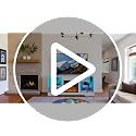 Fireplace TV Stand for 65 Inch TVs with LED Lights and Power Outlets