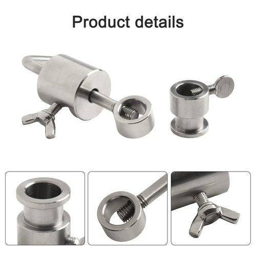 Stainless Steel Grill Rotisserie Spit Balance Kit, Grill Spit Rod Counter Balance For Rotisserie Accessories Balancing Tool BBQ Oven Balance Skewer Rotisserie Rod Limiter