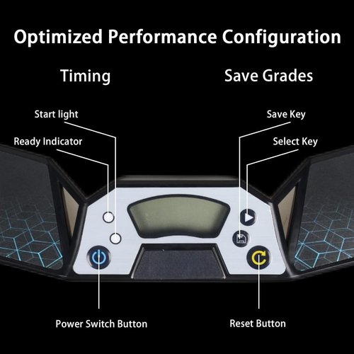 Speed Timer for Professional Athletics, Touch Control Timers with Display, Timer for Cube Race Stack Competition a Great Gift for Boys and Girls (black4)