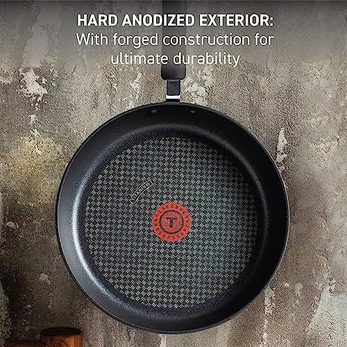 Hard Anodized Nonstick Frying Pan Set, 10 & 12 Inch Skillets, 2 Piece