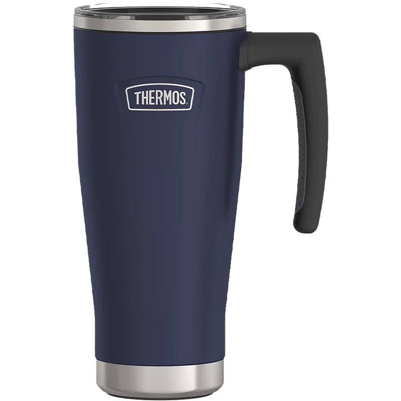 THERMOS ICON SERIES, Stainless Steel Mug with Slide Lock, 18 Ounce, Mystic Navy