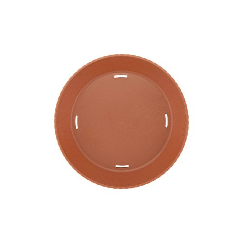 G.E.T. RB-880-TER Round Serving Basket with Base and Drainage, 10.5", Terra Cotta (Set of 12)