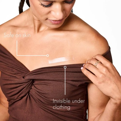 Fearless Tape - Double-Sided Clothing & Body Adhesive | 50 Strips of Clear Fabric Tape for All-Day Hold