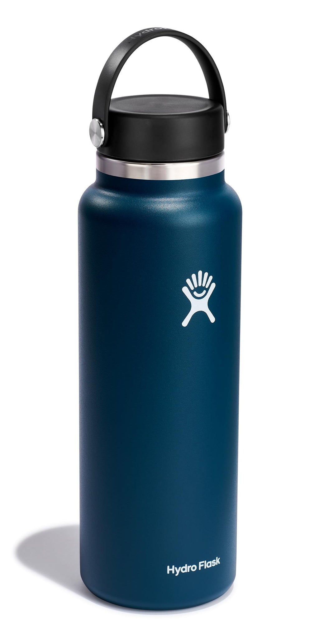 Hydro Flask Water Bottle - Insulated Stainless Steel - Wide Mouth Flex Lid, Non Spill, Leakproof and Refillable in 40 Oz