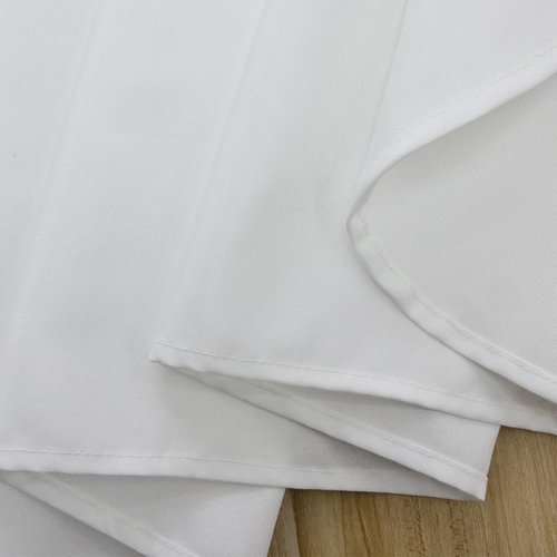 Amonsa Oval Tablecloth 60 x 120 inch for 10-12 Seats Washable Dining Table Cloths Polyester Fabric White