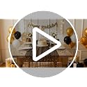Beige Gold Gauze Table Runner 10ft with Metallic Foil Sparkle – 3pcs, 29x120
