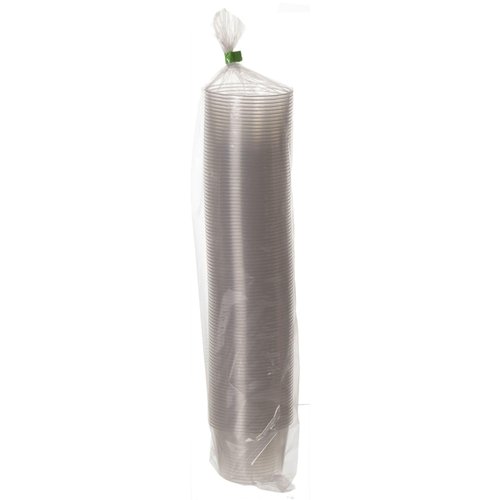 ECO PRODUCTS Compostable Clear PLA Plastic 4oz Portion Cups, Pack of 100, Round Cold Food Containers, Renewable Plant-Based, Lid Sold Separately, Disposable, ASTM Compliant, BPI-Certified