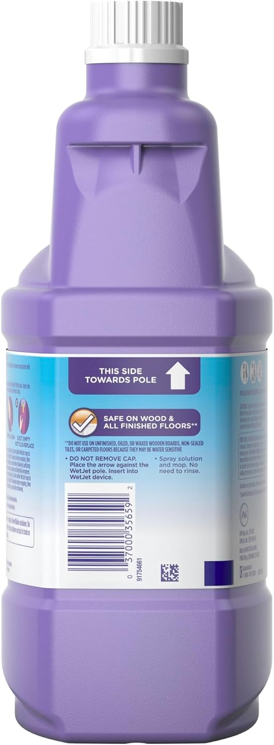 Swiffer WetJet Antibacterial Floor Cleaning Solution - All-Purpose Citrus Scent, 1.25 Liters