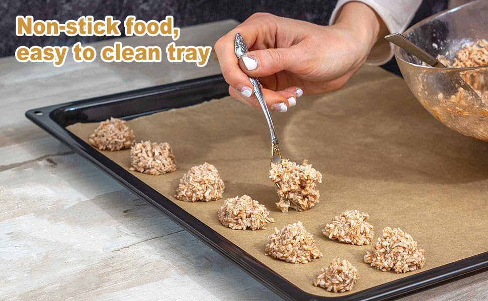 Unbleached Parchment Paper by [Brand Name] - 100 PCS Nonstick Baking Sheets | 23cm x 33cm, High Temp & Oil Resistant