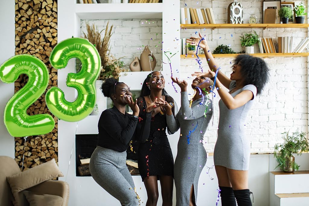 Numbers Balloon - 40 Inch Light Green 3 Balloon for Birthday Party Decor | Perfect for Three-Year-Old Celebrations