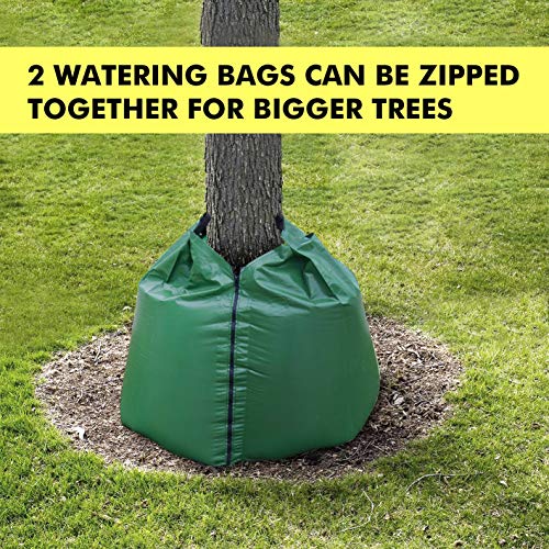 20-Gallon Slow Release Tree Watering Bag - Heavy-Duty PVC Drip Irrigation