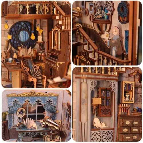 Hands Craft Miniature Kit - Nebula Common Room | Magical Astronomer Escape | Vintage Design for Fantasy Lovers