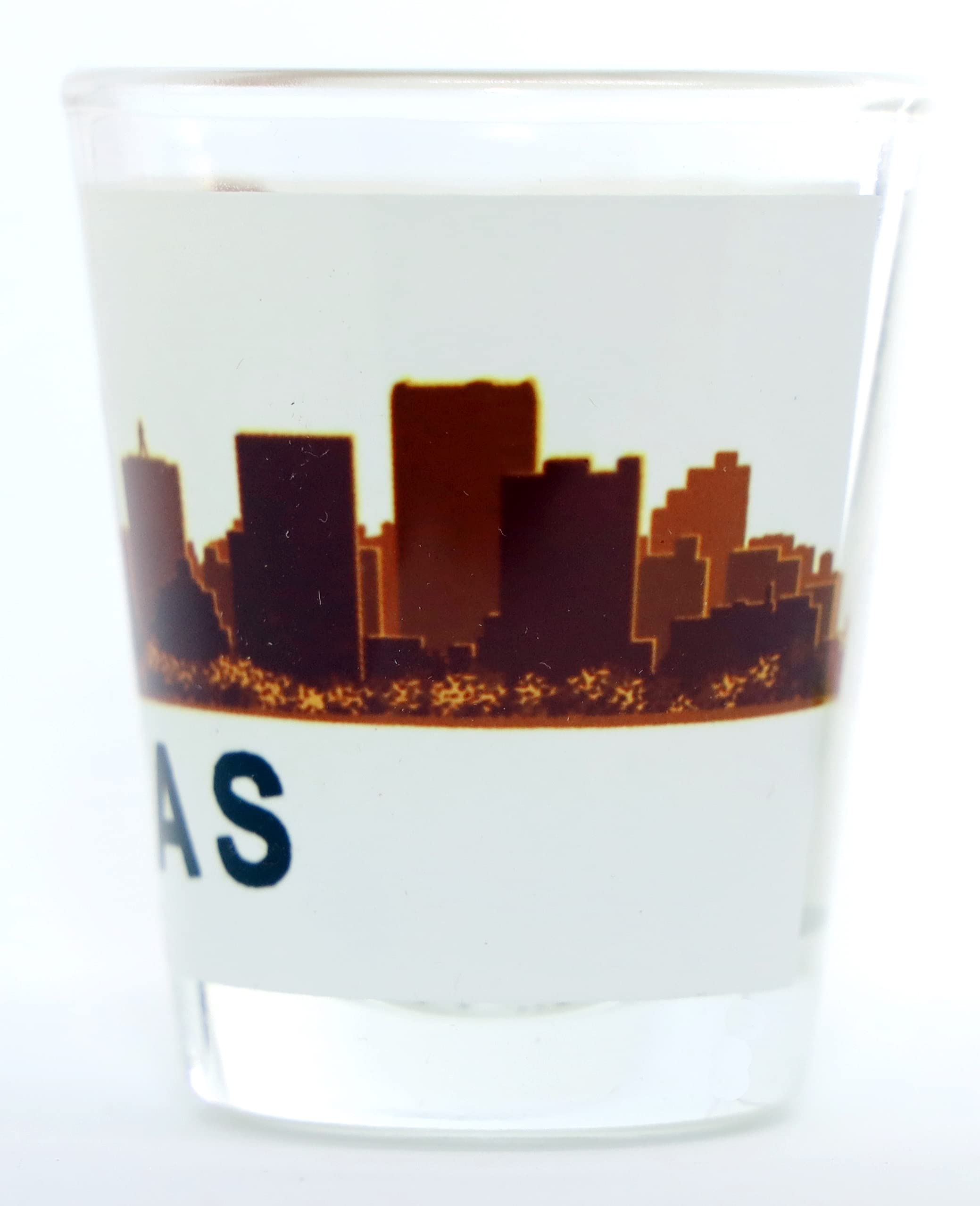 Dallas Texas Sunset Skyline Shot Glass
