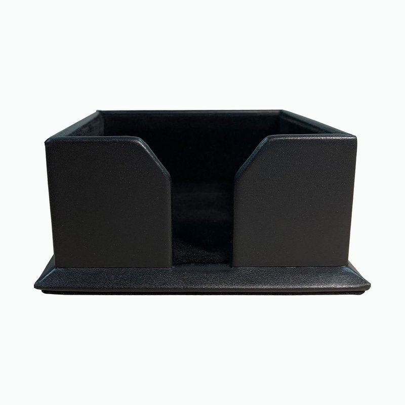 Dacasso A1075 Black 3" x 3" Leather Note Holder
