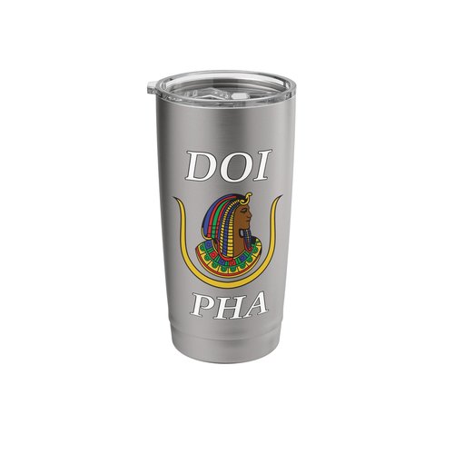 DOI PHA Daughters of Isis OES Sister Prince Hall Court Stainless Steel Insulated Tumbler