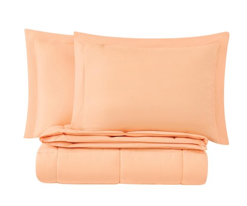 TRULY SOFT Everyday Reversible Peach King 3 Piece Comforter Set