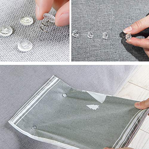 40pcs Clear Head Twist Pins for Upholstery, Bedskirts, and Slipcovers