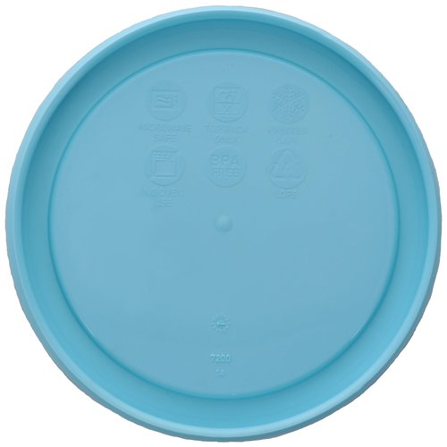Pyrex 7200-PC 2-Cup Splash Blue Food Storage Replacement Lid (2-Pack) - Made in USA