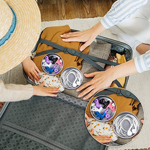 24-Pack 4 OZ Aluminum Tin Containers with Lids & Stickers