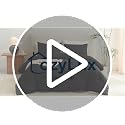 Queen Size Comforter Set - 3-Piece All Season Down Alternative Bedding, Black
