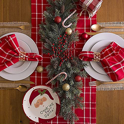 24 Gold Napkin Rings Set - Round Metal Serviette Holders for Wedding Party Dinner