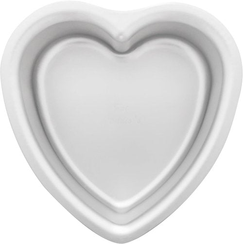 Fat Daddio's Heart Cake Pan - Anodized Aluminum, 6 x 3 Inch for Perfect Baking