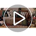 Phantoscope Beige Gingerbread Man Christmas Throw Pillow 13x17 Inches Plush Holiday Decor