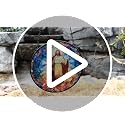 Handcrafted Jesus Cross Stained Glass Suncatcher - 12”x12”