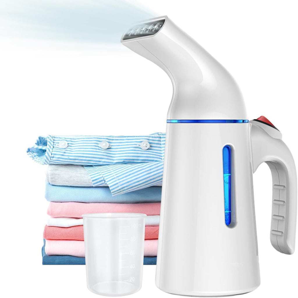 Skiennix Portable Clothes Steamer - 700W Fast Heat-Up in 40 Seconds | 120ML Water Tank, 25g/min Steam