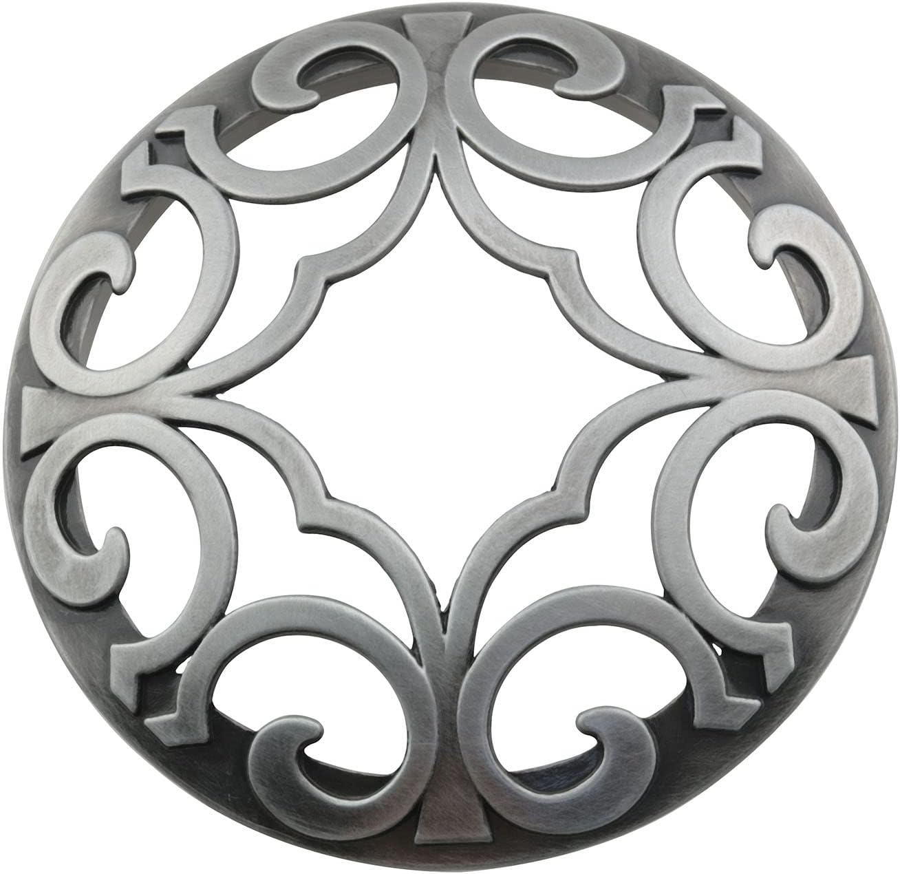Skiennix Candle Cover - Elegant Silver Tone Aluminum Alloy Toppers for Scented Candle Jars