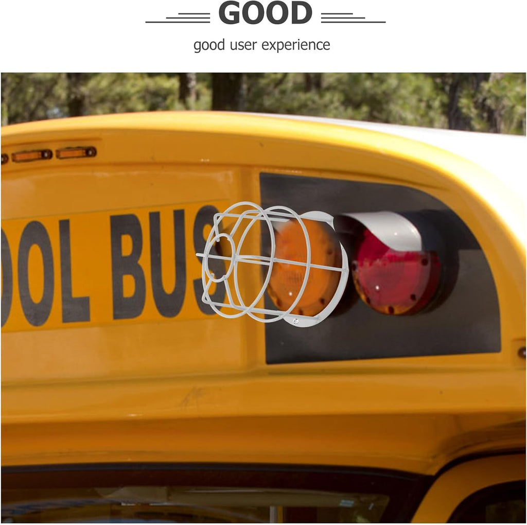 Uonlytech School Bus Warning Light - Protective Mesh Wire Cage for LED Bulb - 4.96 Inch Safety Guard