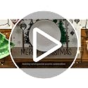 Artoid Mode Green Pine Trees Christmas Placemats Set of 4, 12x18 Inch Holiday Table Decor