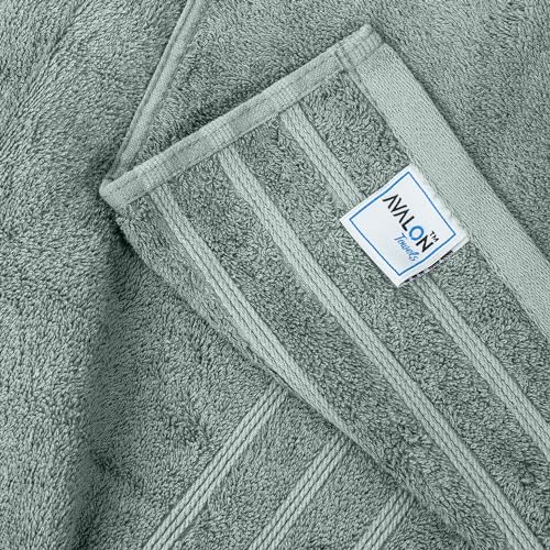4-Piece Bath Towel Set, 30 x 60 Inch Cotton Bamboo Blend, Soft & Absorbent