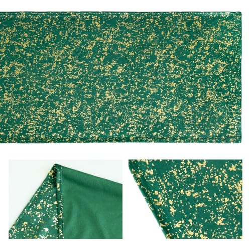 Artoid Mode Dark Green Dutch Fleece Table Runner 13 x 72 Inch