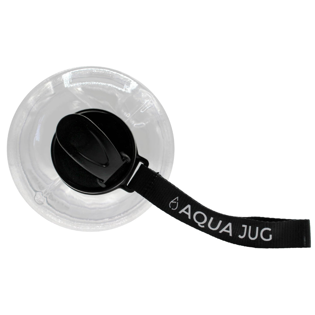 Crystal Clear Big Water Jug, Dishwasher Safe BPA Free 2.2-liter Wide Mouth Travel Sports Gym Water Bottle for Men and Women