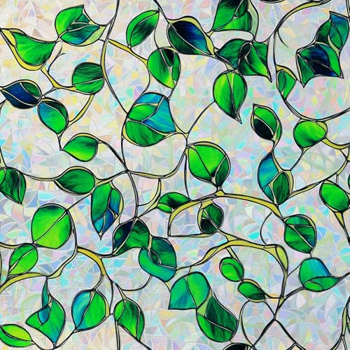 Rainbow Stained Glass Window Privacy Film | UV & Heat Blocking